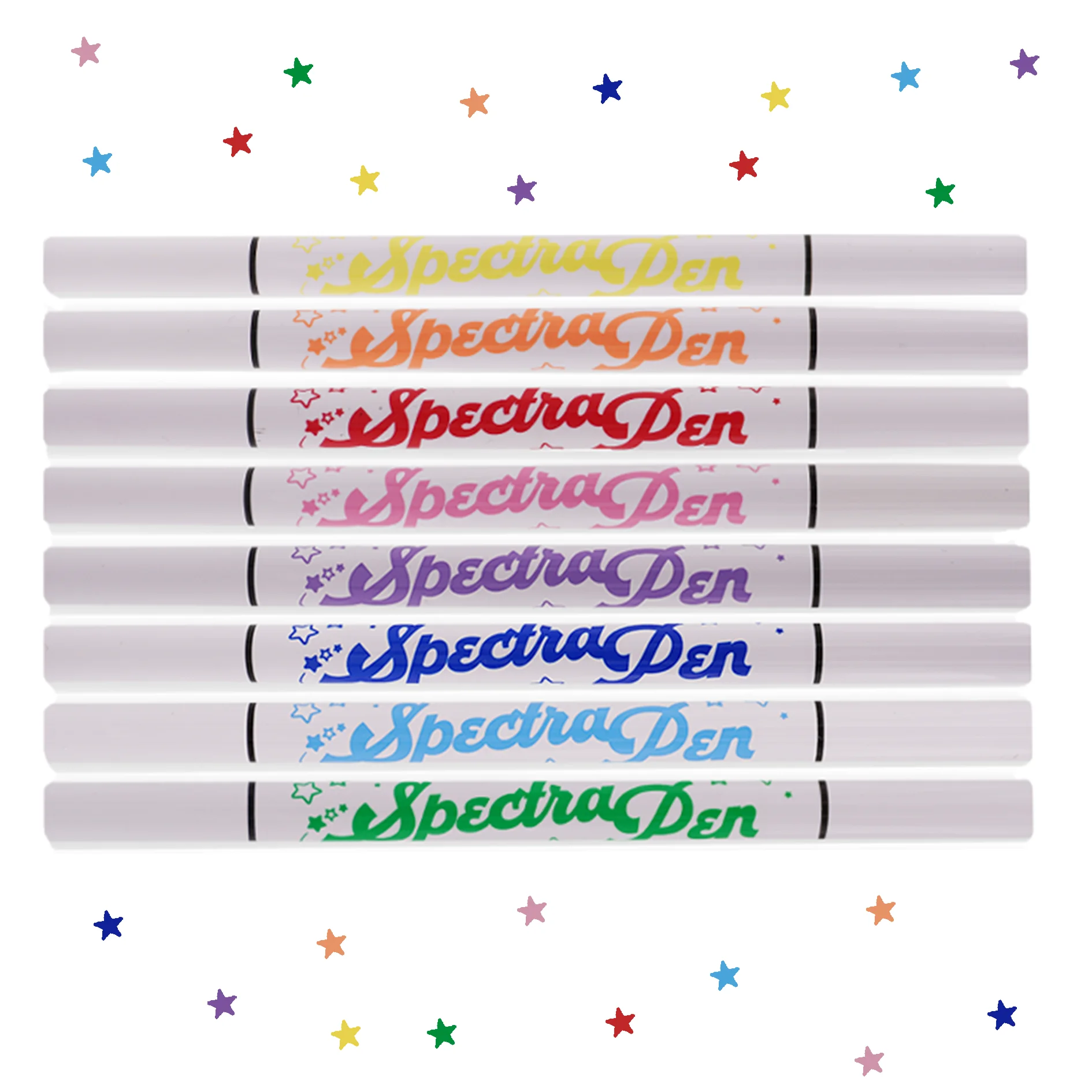 Star Rainbow Bundle - Stamp & Eyeliner Pen - Glisten Cosmetics