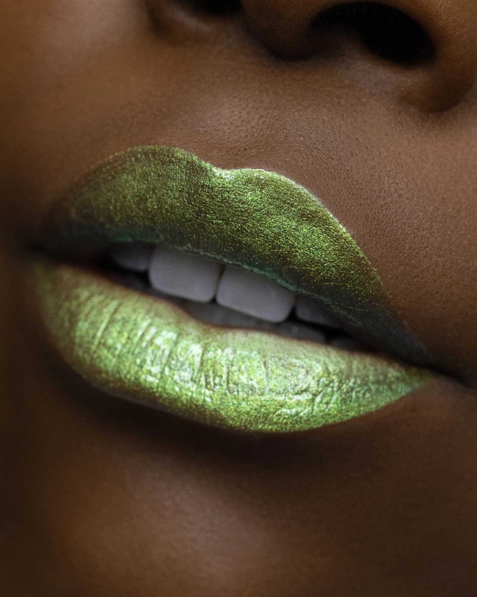 Vega Chroma Gloss (Green/Gold) - Multichrome Lip Gloss - Glisten Cosmetics
