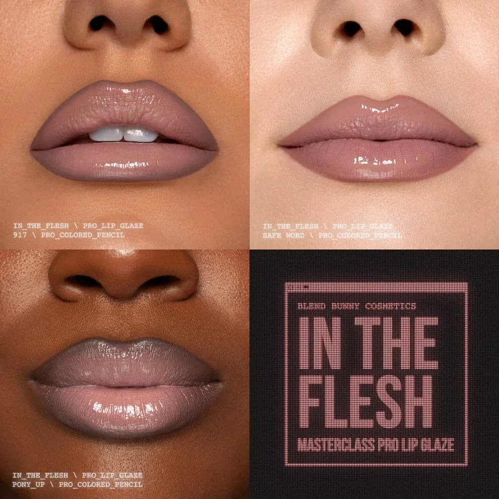 In The Flesh Lip Glaze - Blend Bunny Cosmetics