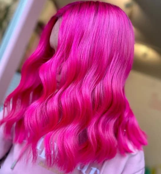Rebel UV (Neon Pink) - Semi-Permanent Hair Dye - Crazy Color