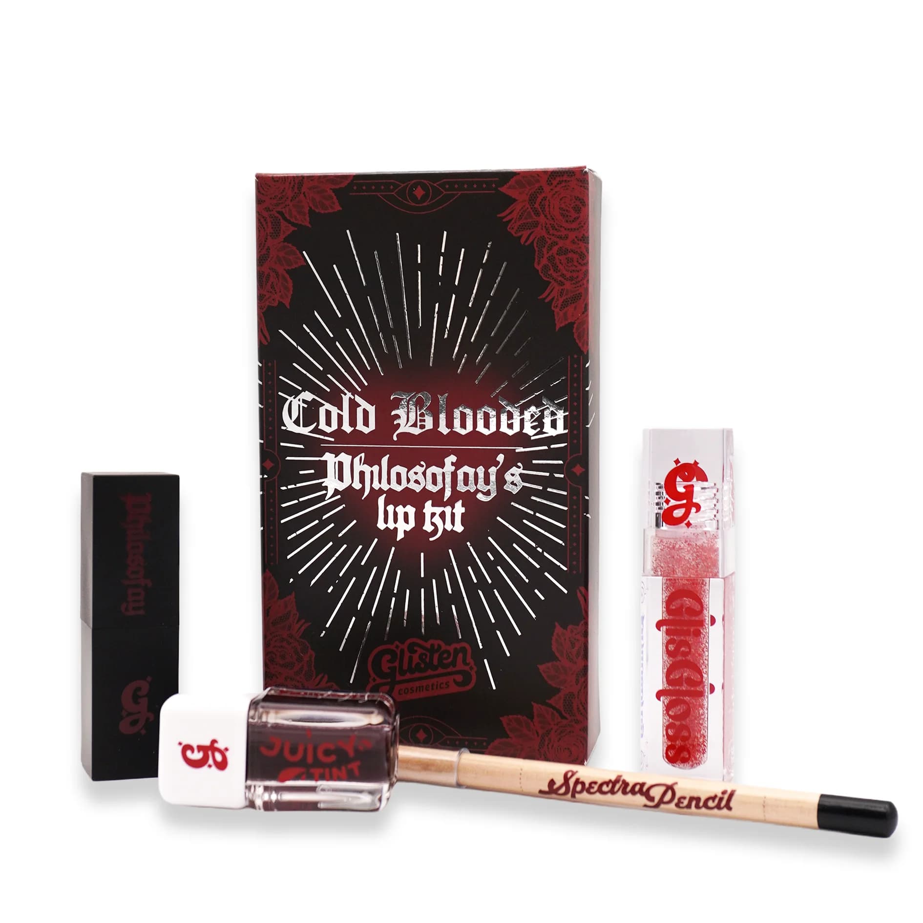 Cold Blooded - Lip Kit - Glisten Cosmetics X Philosofay