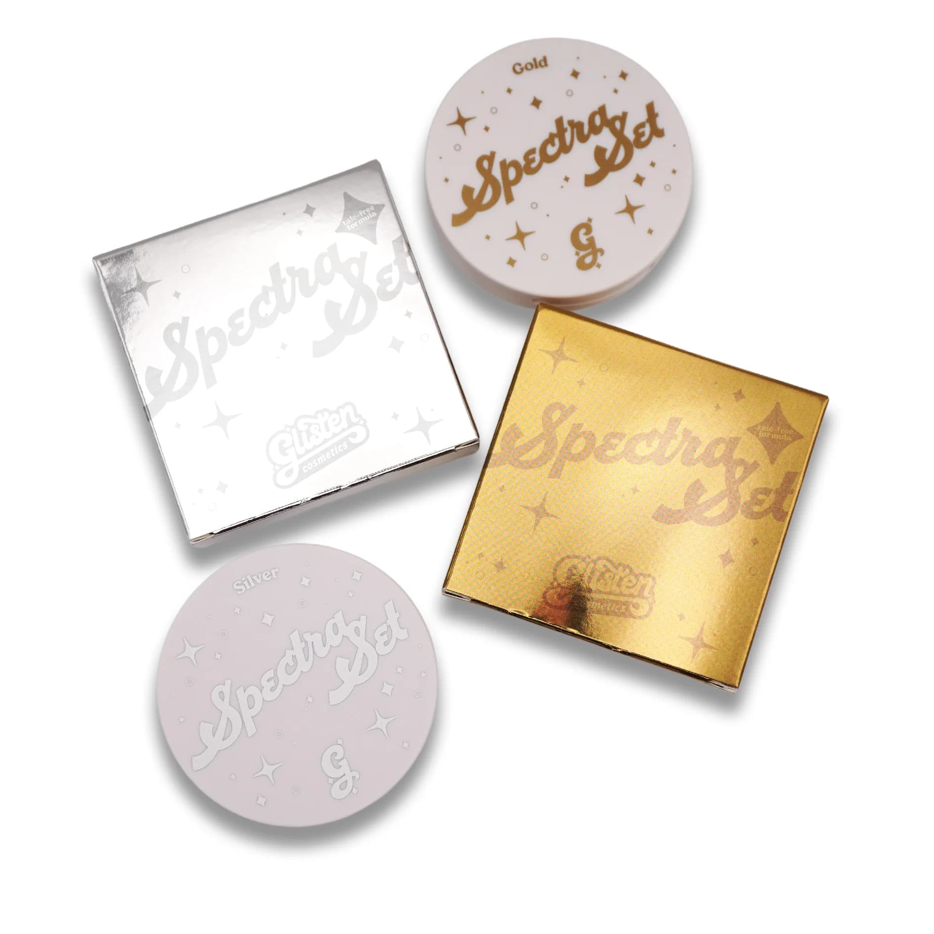 Spectra Set Metallic Bundle - Colourful Pressed Powder