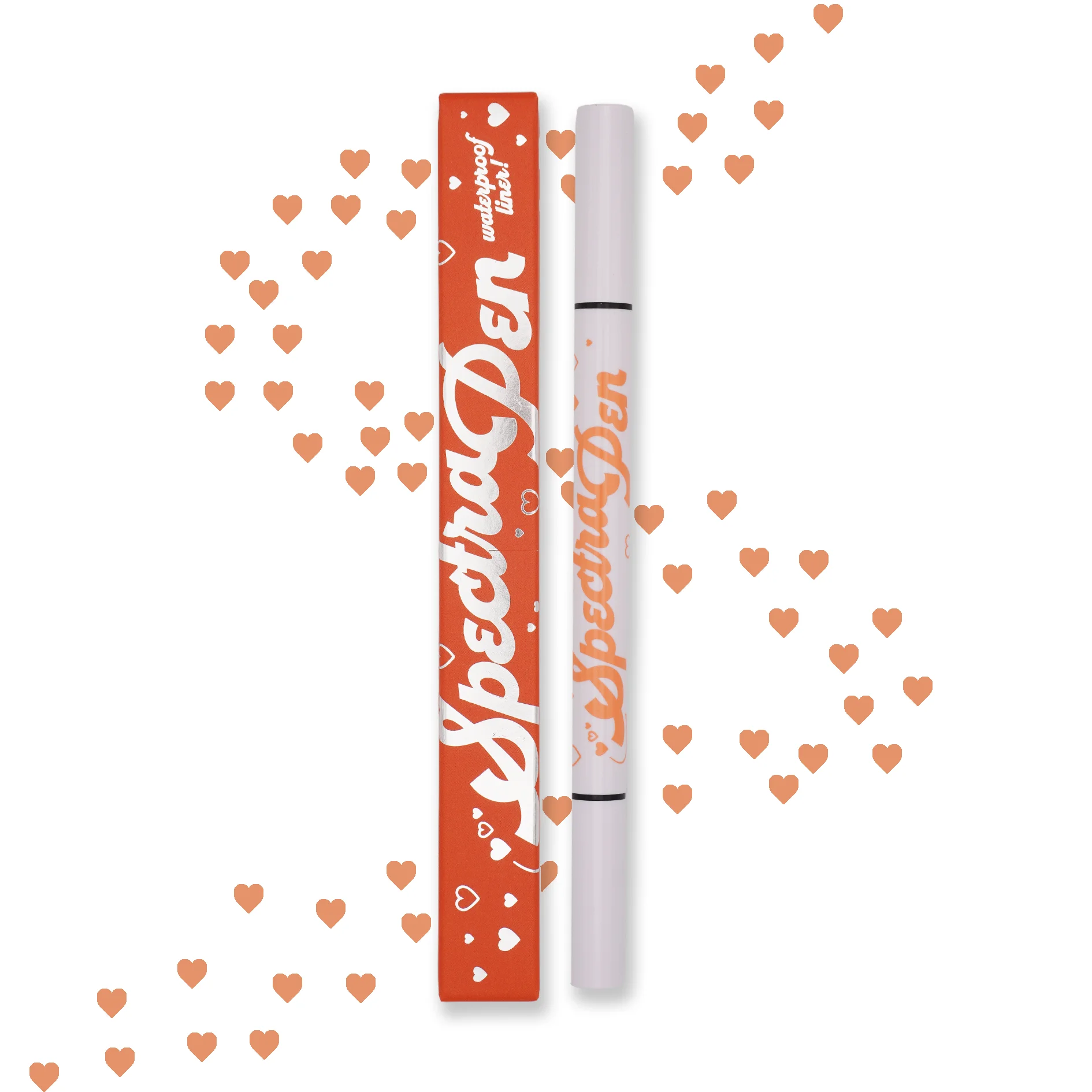 Heart Orange Spectra Stamp and Eyeliner Pen – image 1