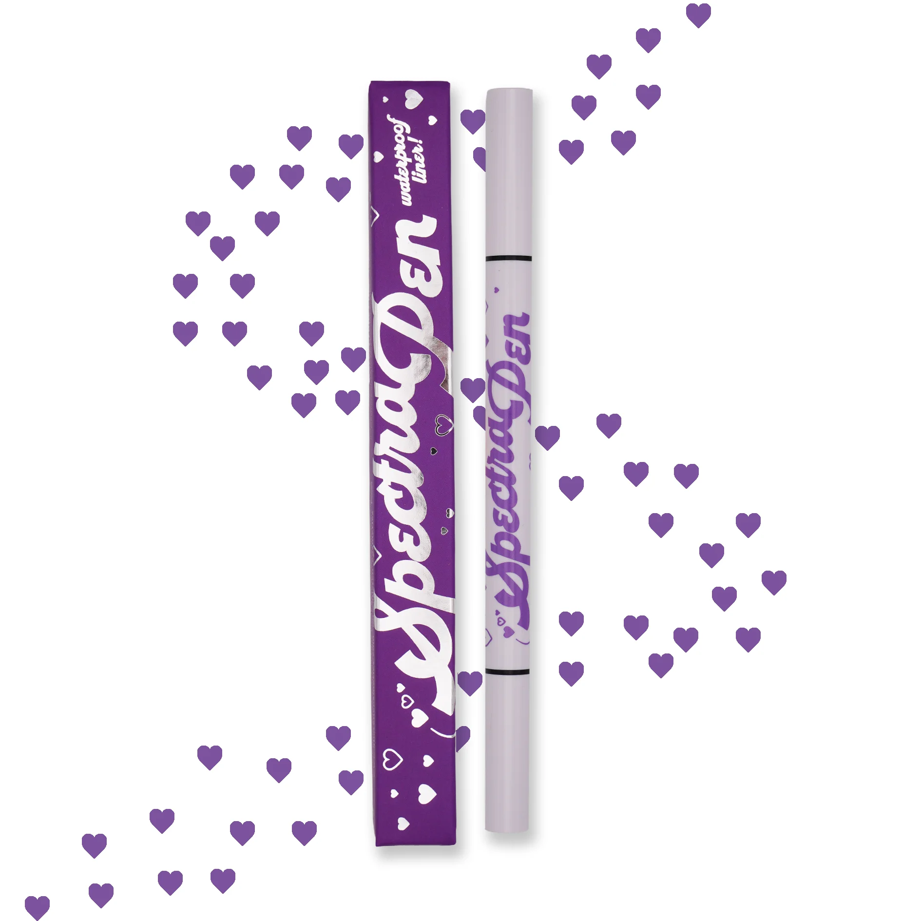 Heart Purple Spectra Pen - Stamp & Eyeliner Pen – image 1