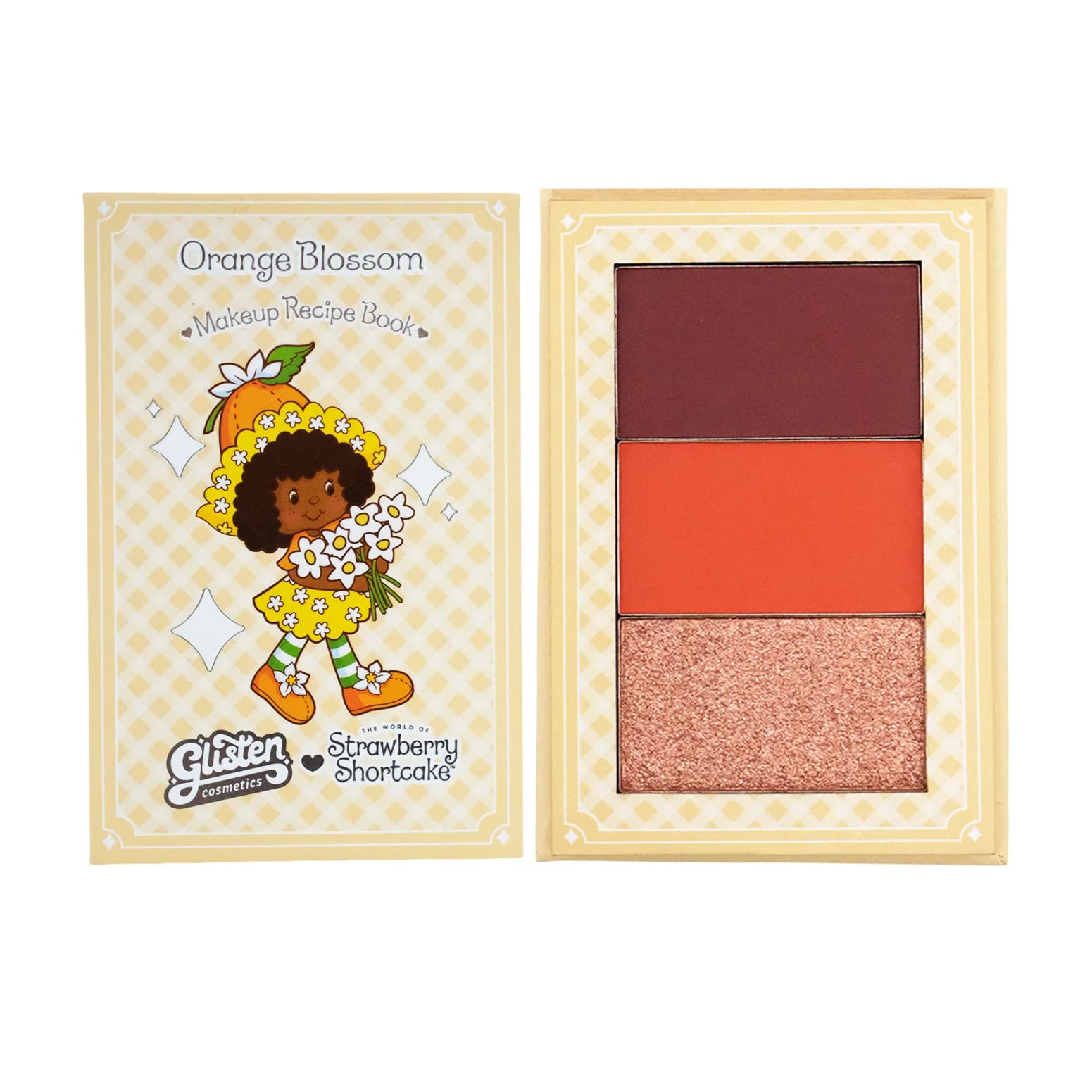 Orange Blossom Blush & Eyeshadow Palette - Strawberry Shortcake X Glisten Cosmetics – image 1