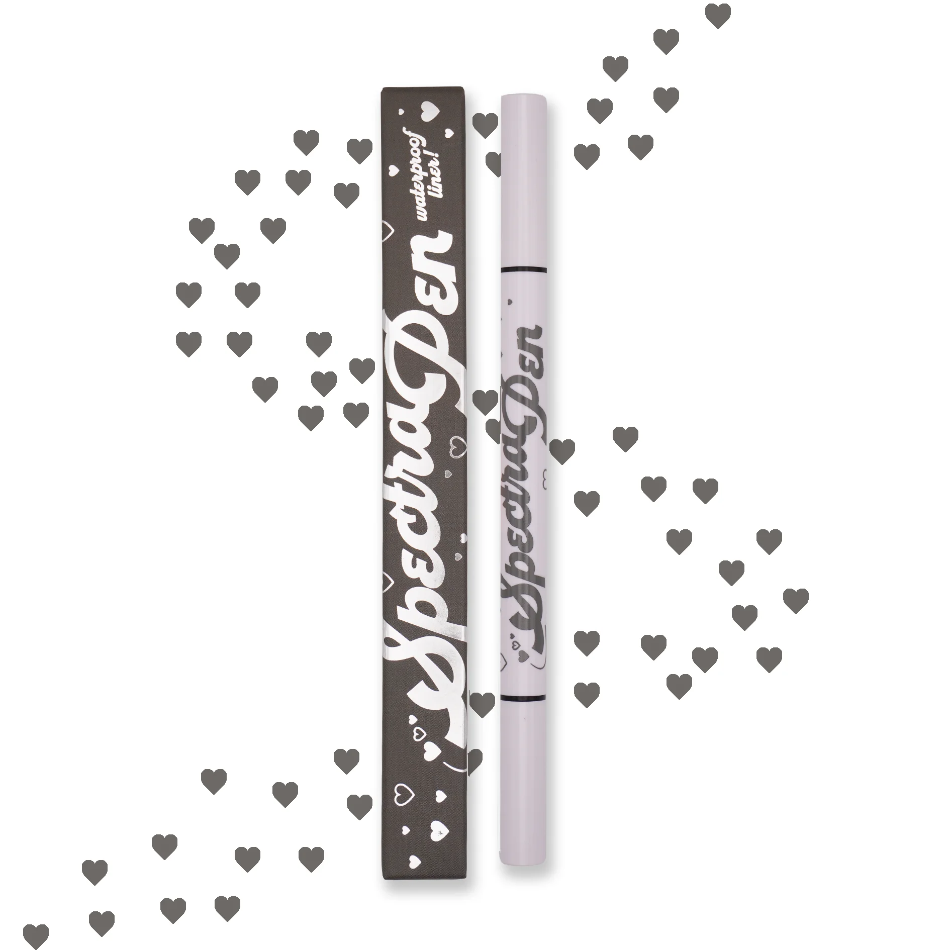 Heart Grey Spectra Stamp and Eyeliner Pen – image 1