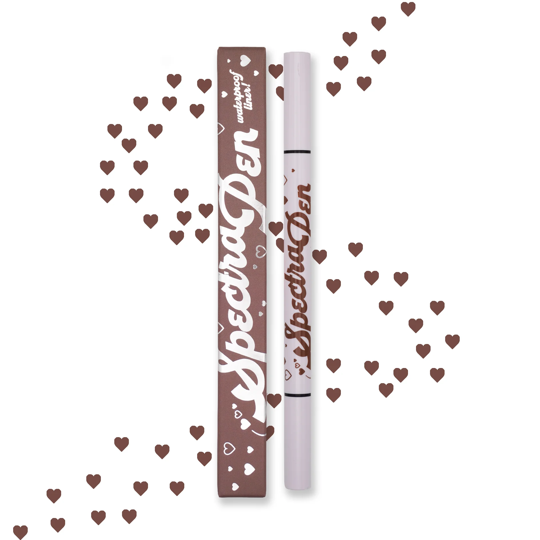 Heart Taupe Spectra Stamp and Eyeliner Pen – image 1