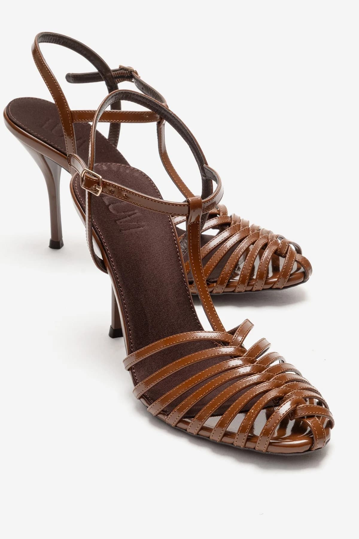 Cognac Stiletto Pump – image 1