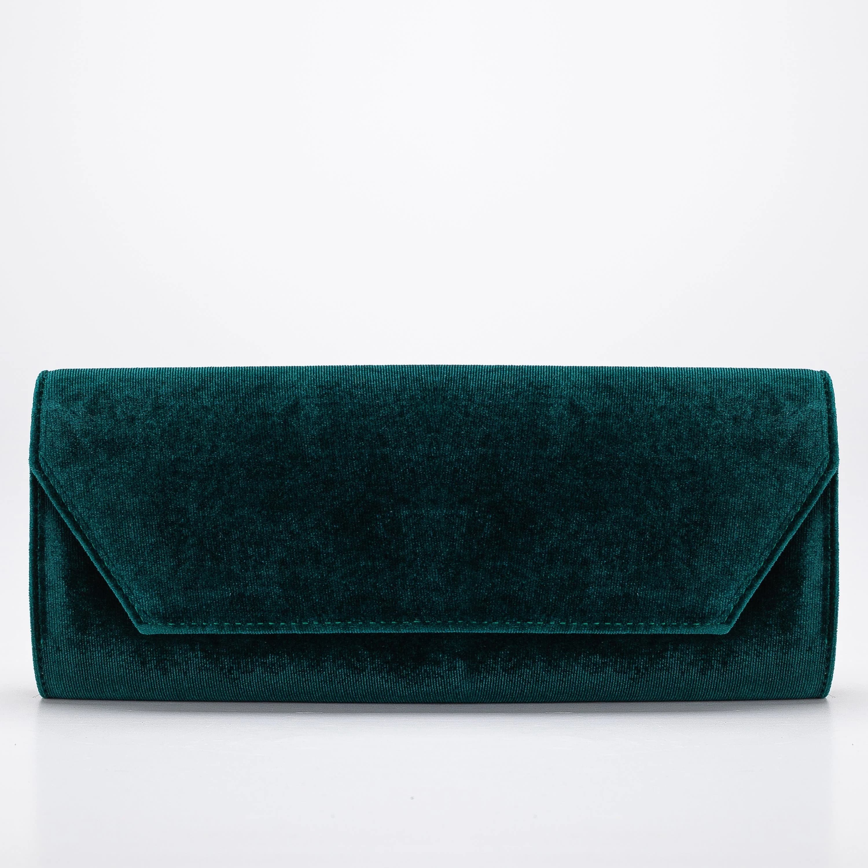 Scarlett - Green Velvet Clutch