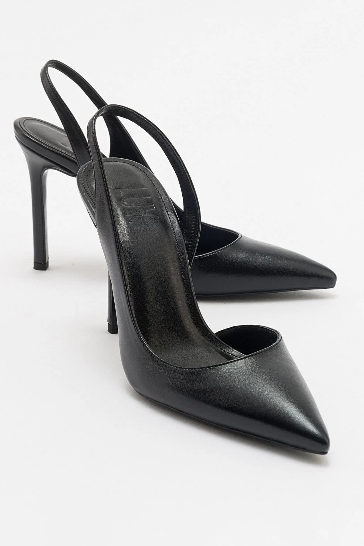 Twine - Black Heeled Shoe (Women)