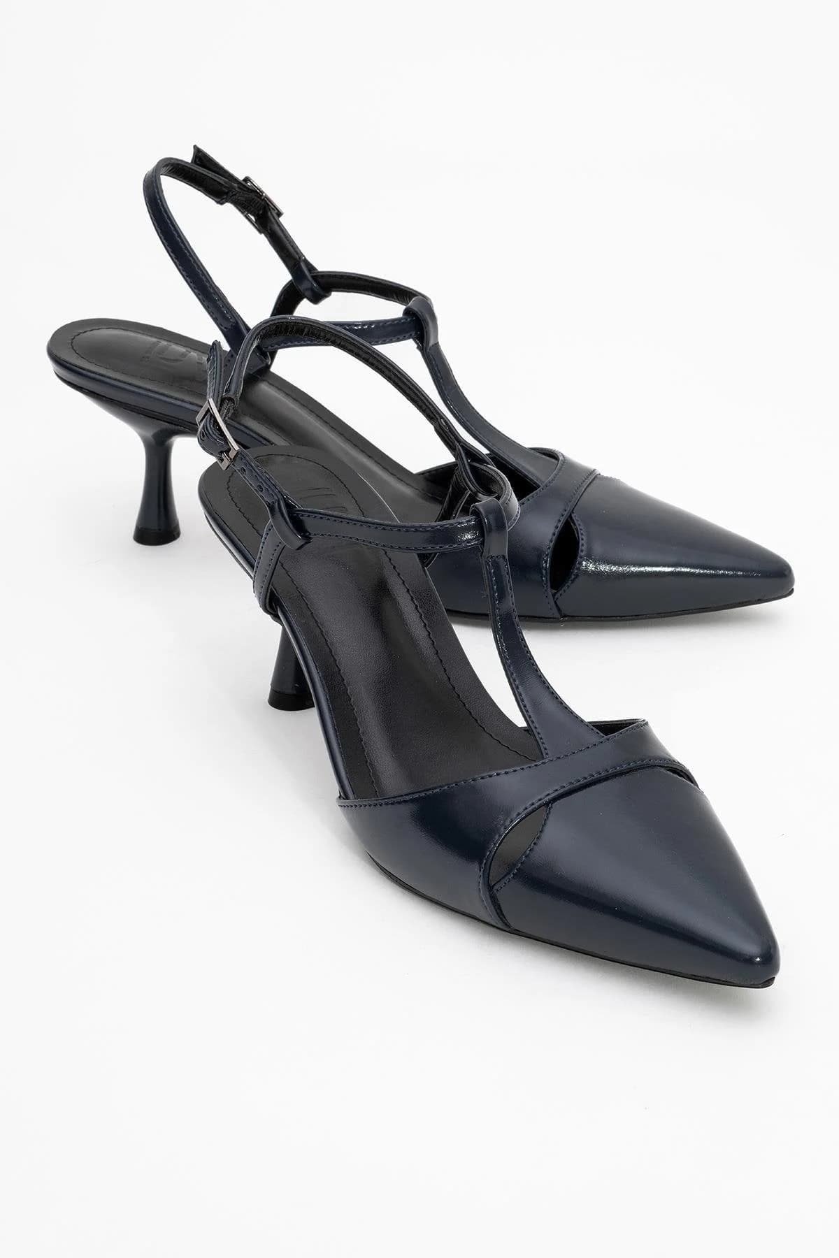 Abelia - Navy Stiletto Pump (Women)