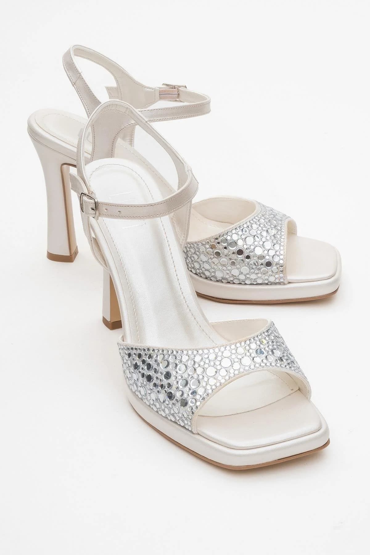 Pearl Jewelled Evening Shoe – image 1