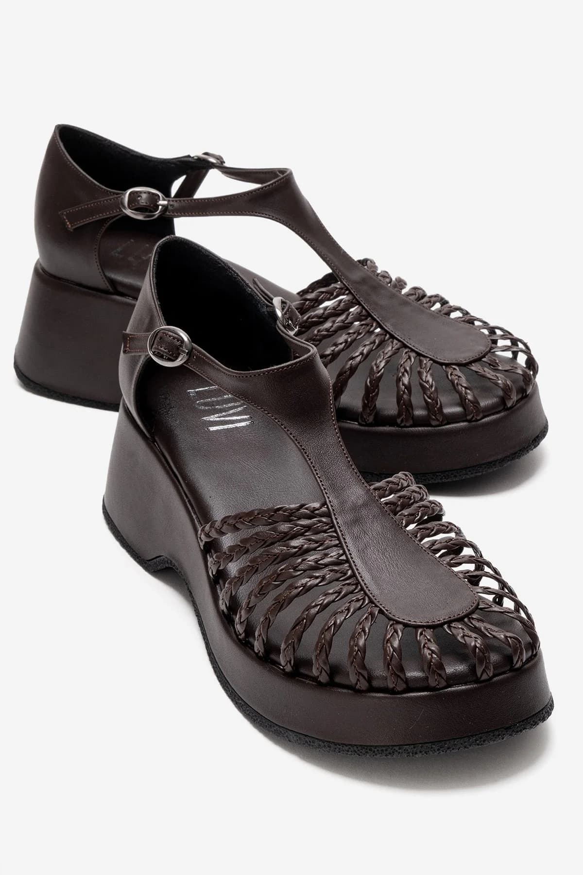 Barry Brown Wedge Sandal – image 1