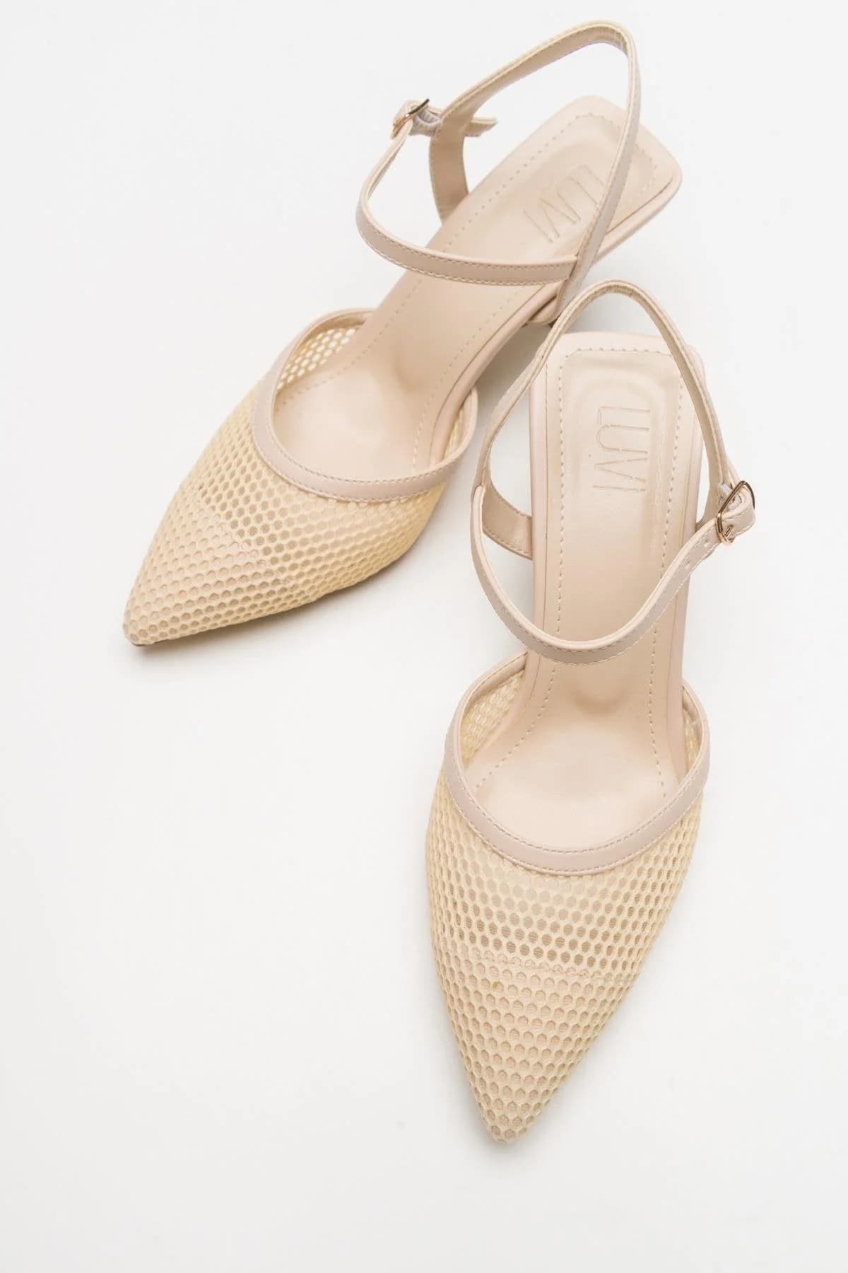 Chic - Beige Heeled Shoe (Women)
