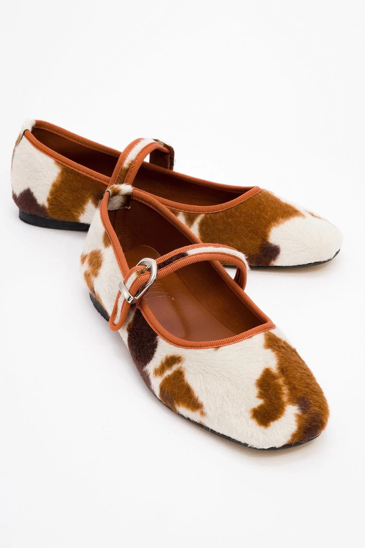 Cruze - Cognac Patterned Ballet Flat (Women)