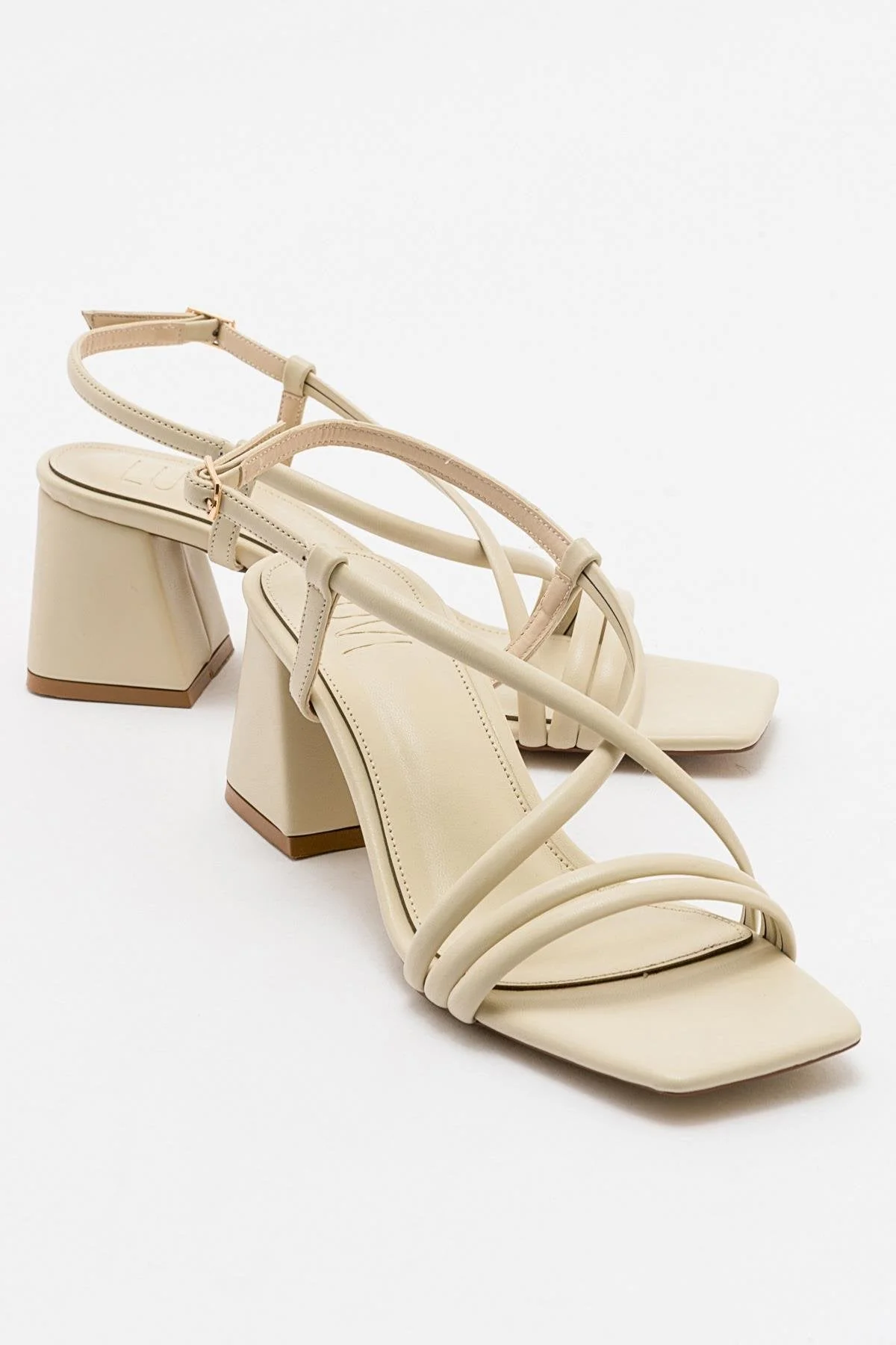 Daisy - Beige Heeled Shoe (Women)