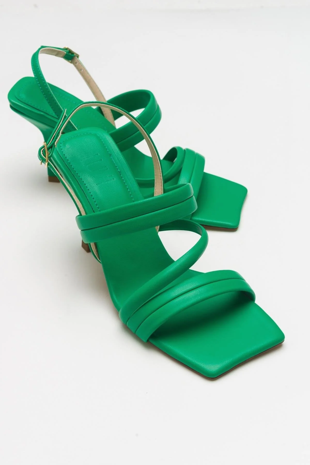 Heel - Green Heeled Sandal (Women)