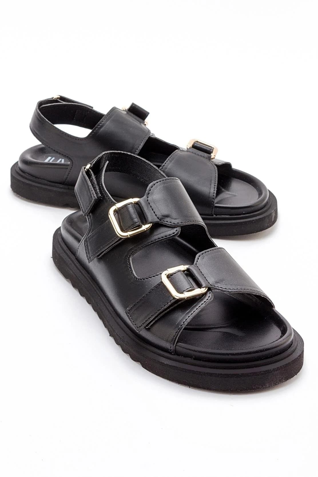 Hermosa - Black Sandal (Women)