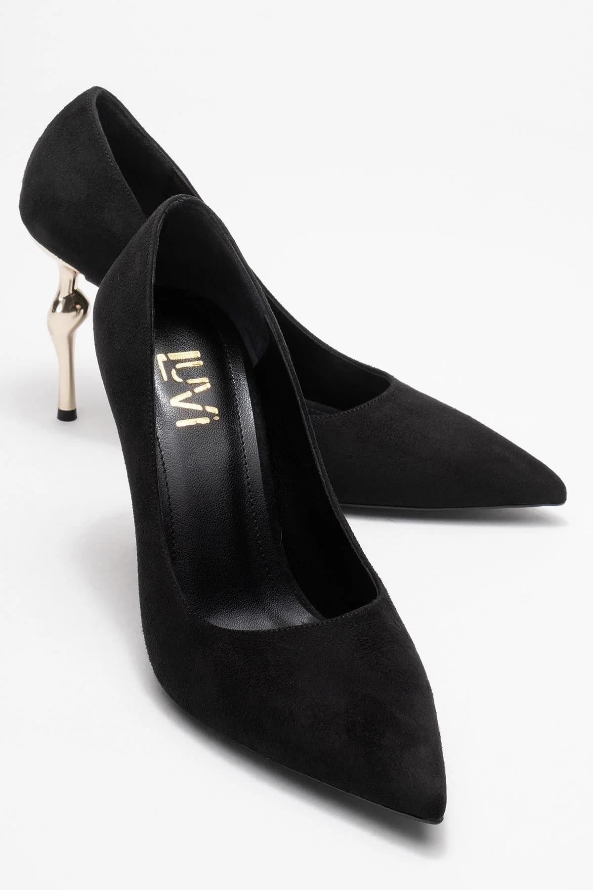 Hudson - Black Heeled Shoe (Women)
