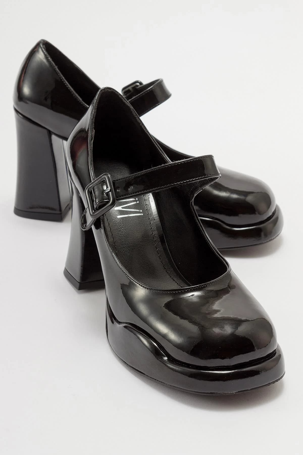Jagol - Black Patent Heeled Shoe (Women)