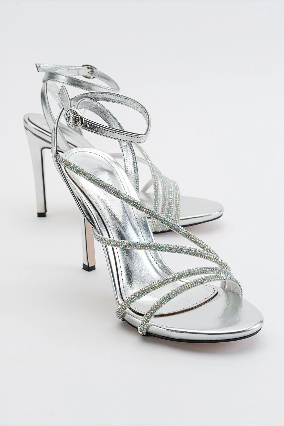 Leedy - Silver High Heel Shoe (Women)