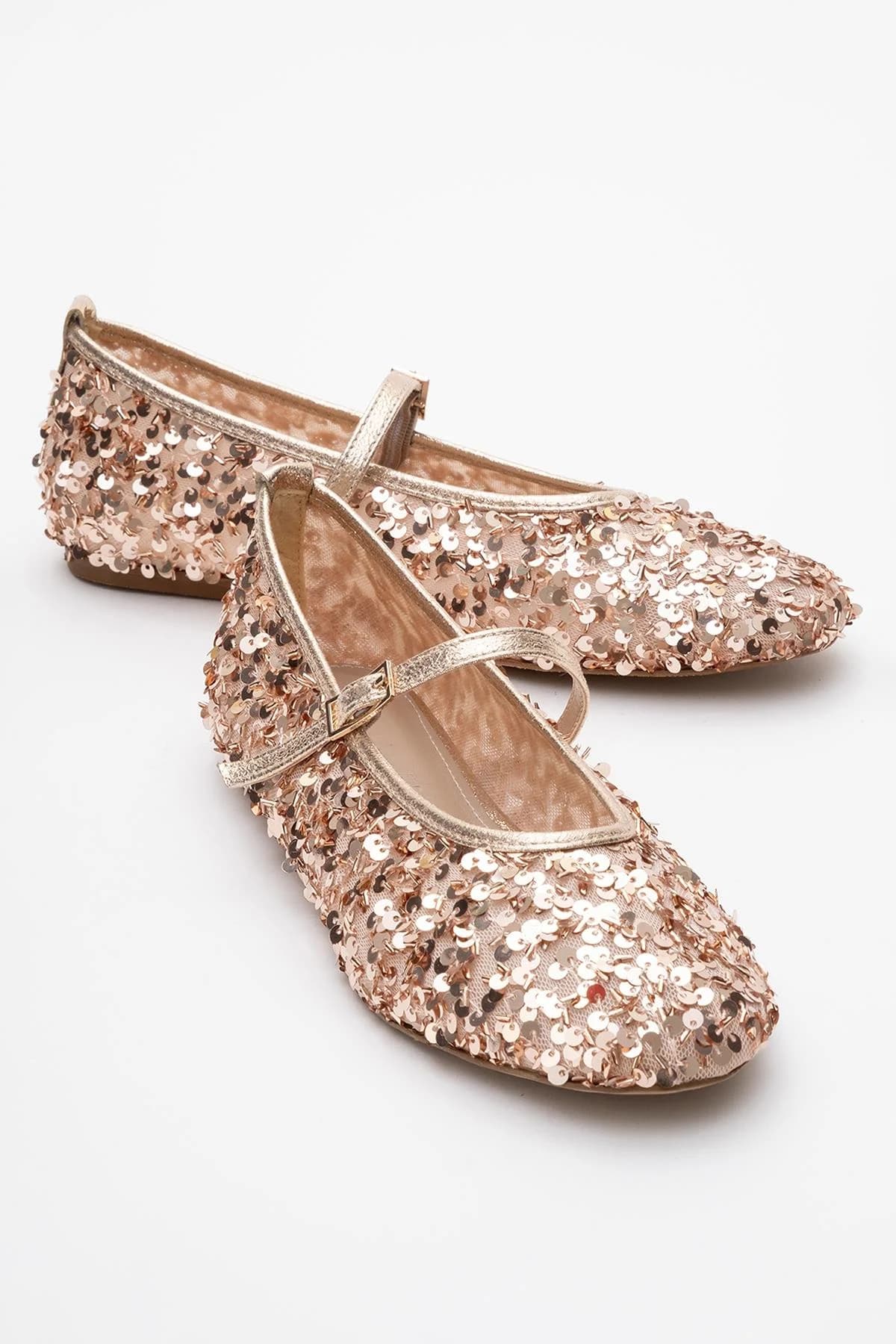 Lush - Rose Sequin Single-Band Ballet Flat (Women)