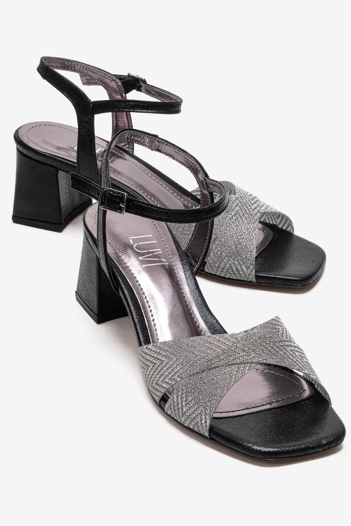 Black Block Heel Pump – image 1