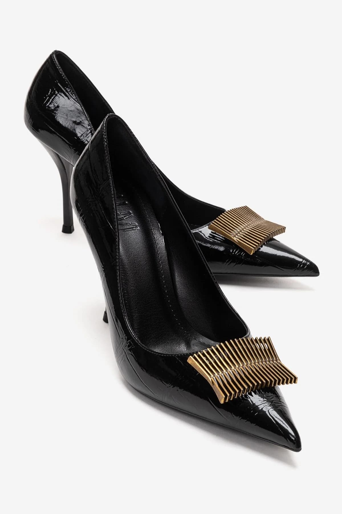 DEXEN - Black Stiletto Pump (Women)