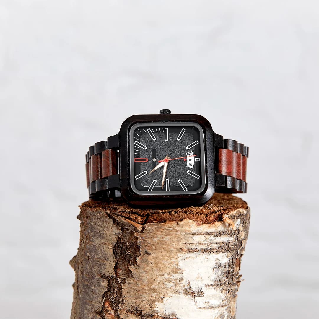 The Hickory: Wood Watch for Men