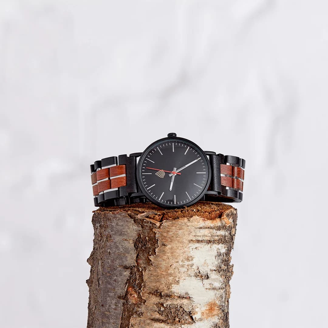 The Rowan: Wood Watch for Men