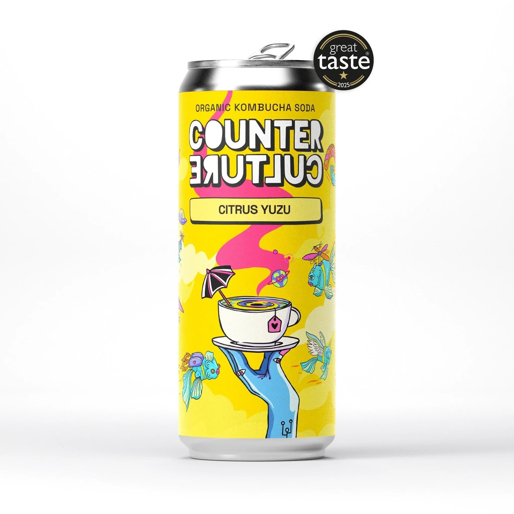12 x Citrus Yuzu Organic Kombucha Soda 330ml