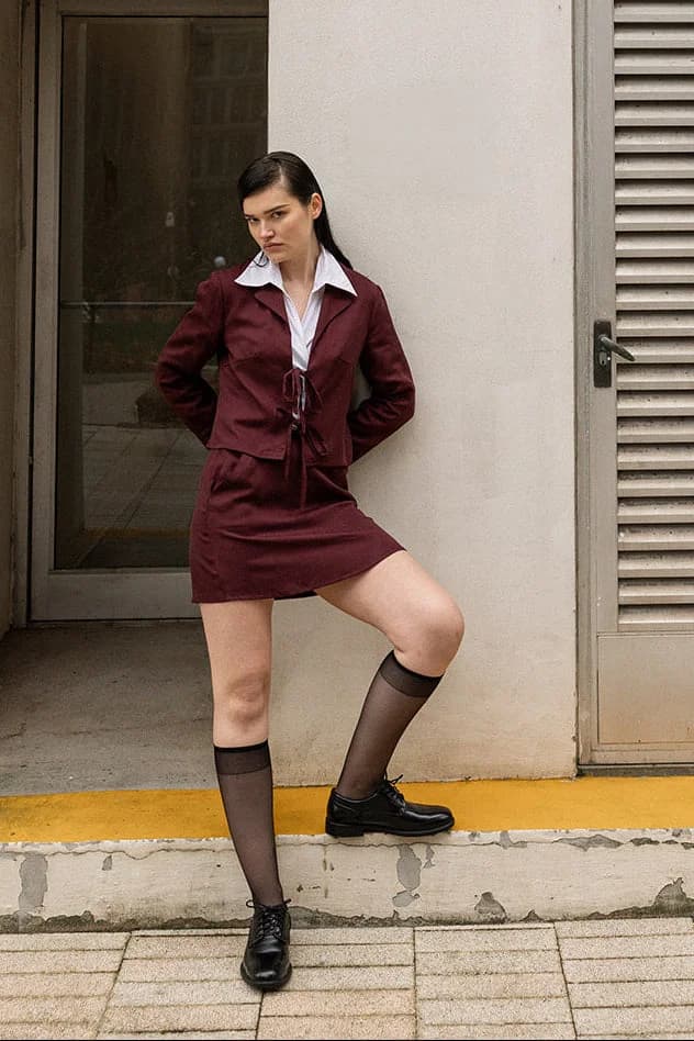 Noor Mini Skirt in Pecan – image 1