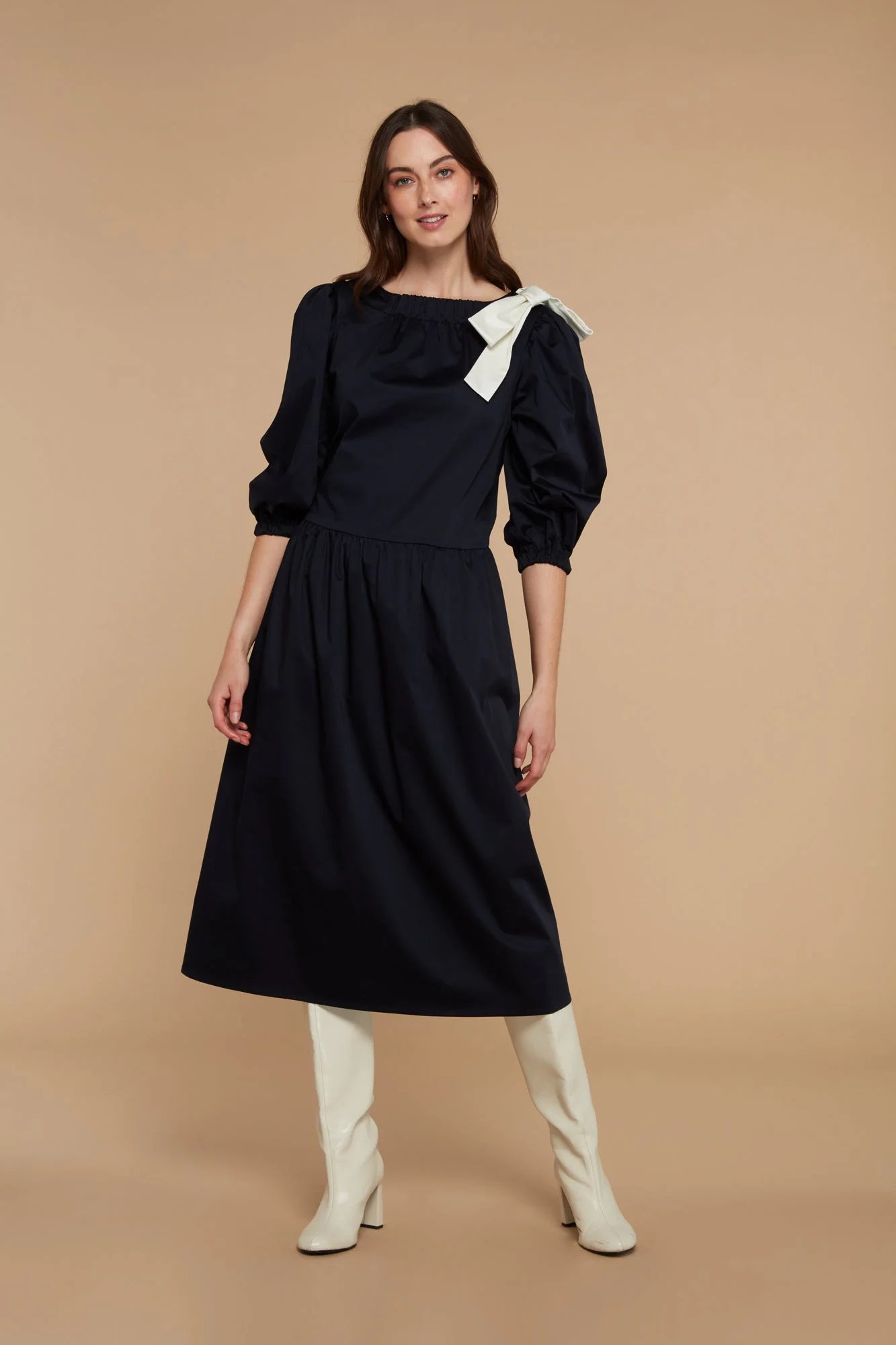 Hannah Dress Navy