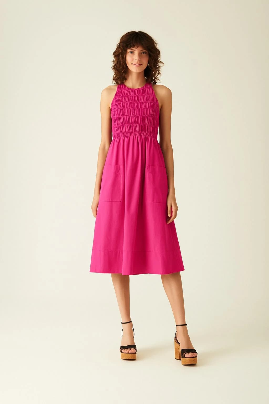 Lorna Bright Pink Dress – image 1
