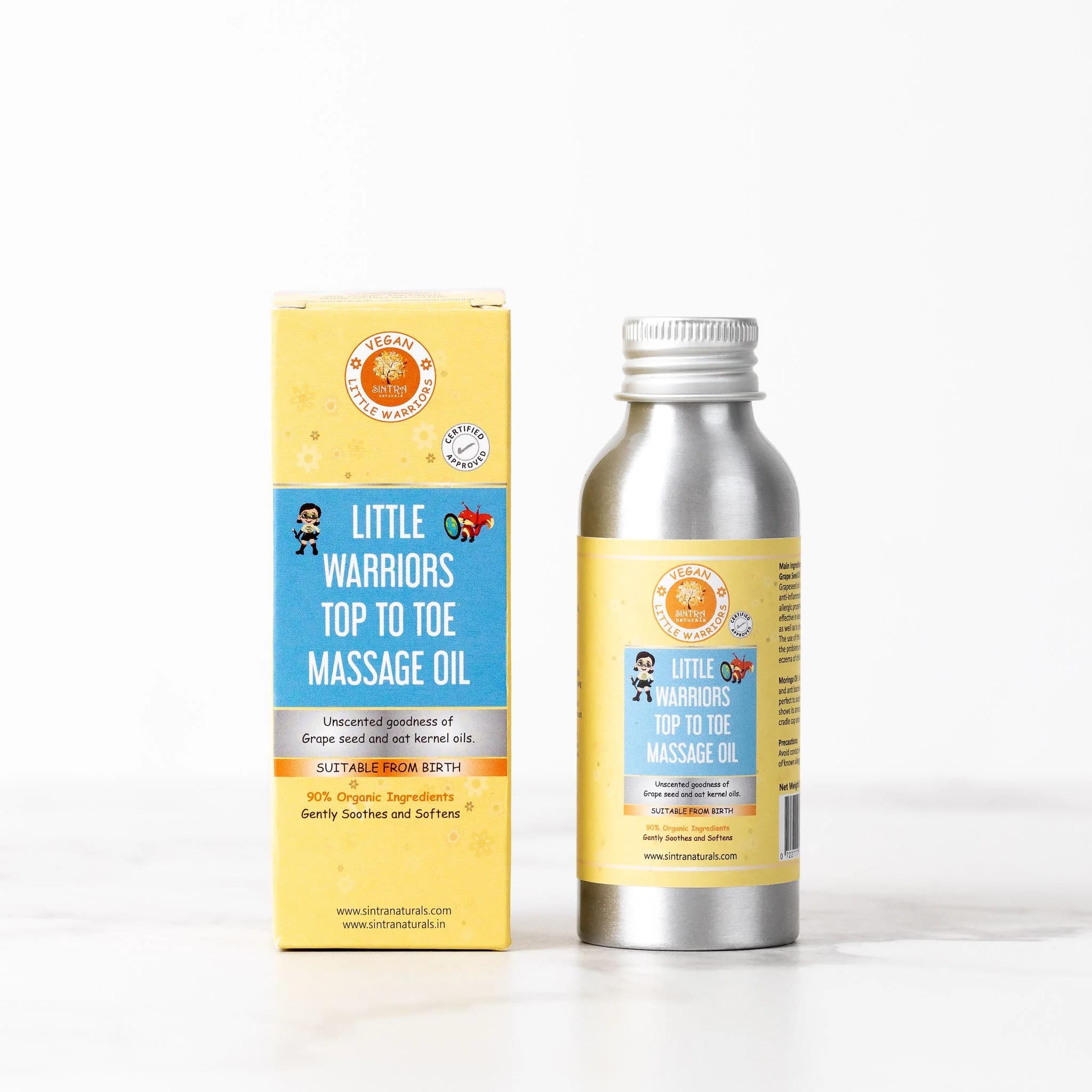 LITTLE WARRIORS TOP TO TOE MASSAGE OIL