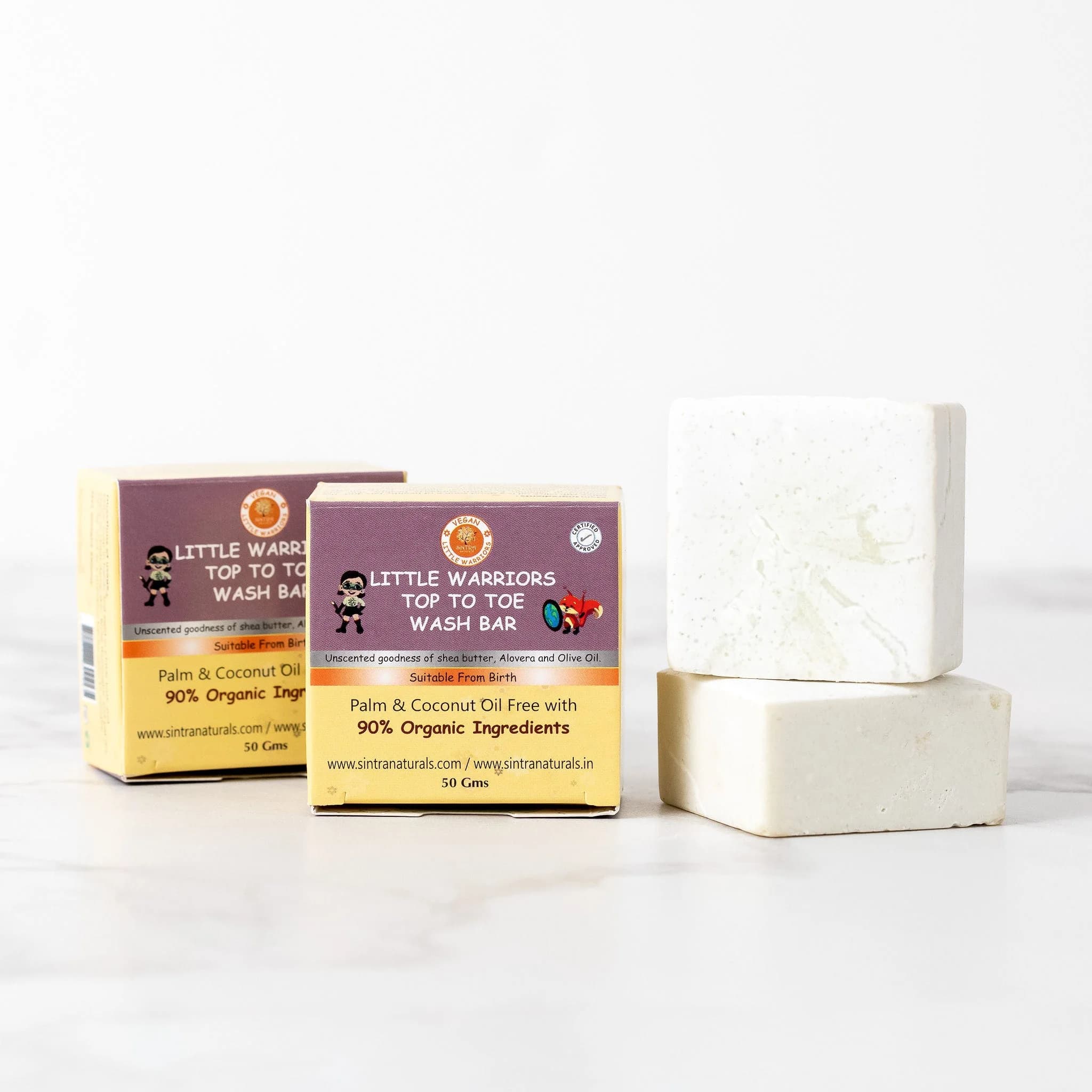 LITTLE WARRIORS TOP TO TOE WASH BAR( coconut & palm oil free)