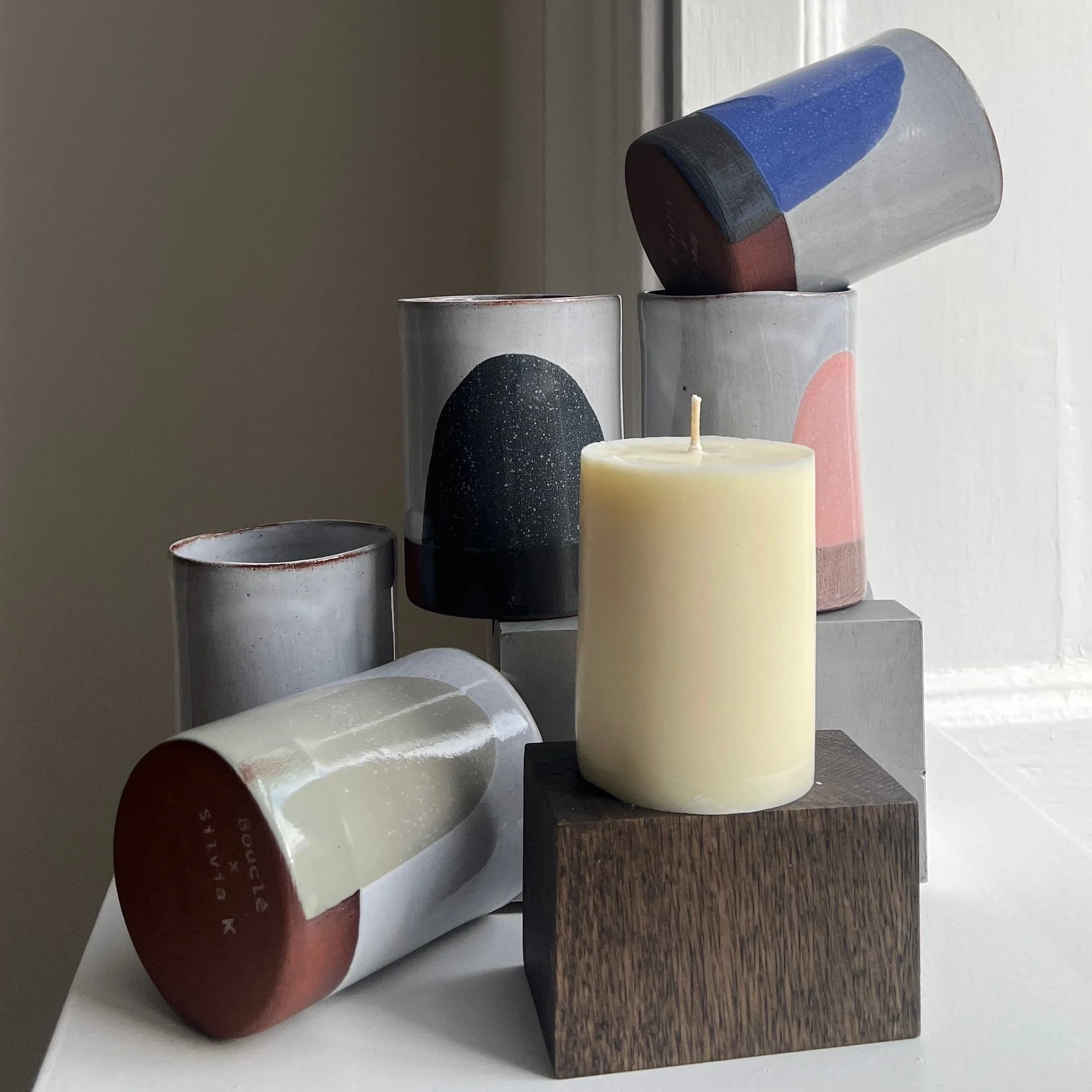 Bouclé X Silvia K Ceramic Refill Candle Starter Pack