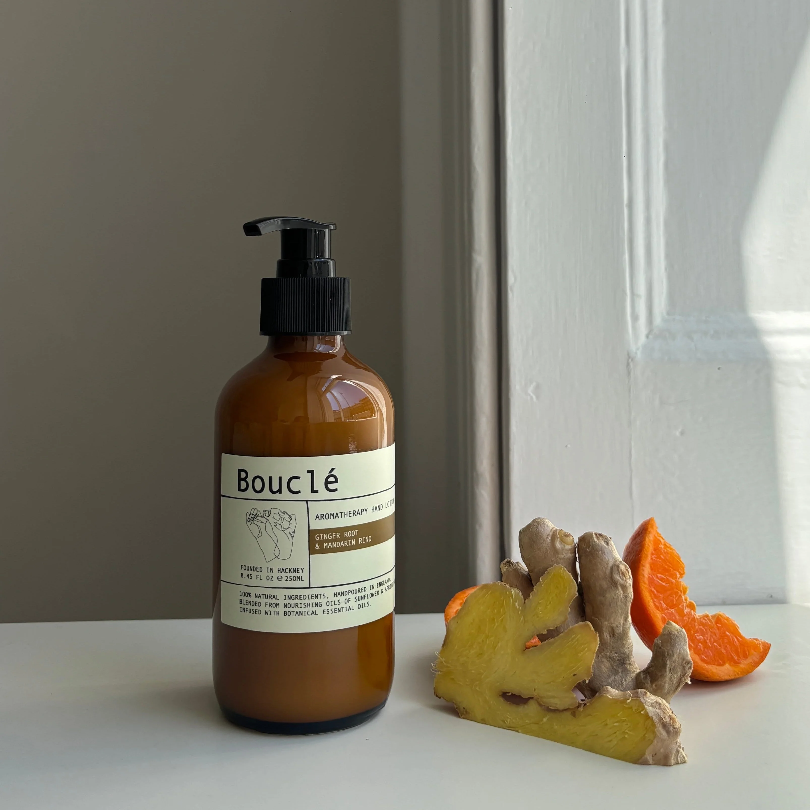 Ginger Root & Mandarin Rind Essential Oil Hand Lotion