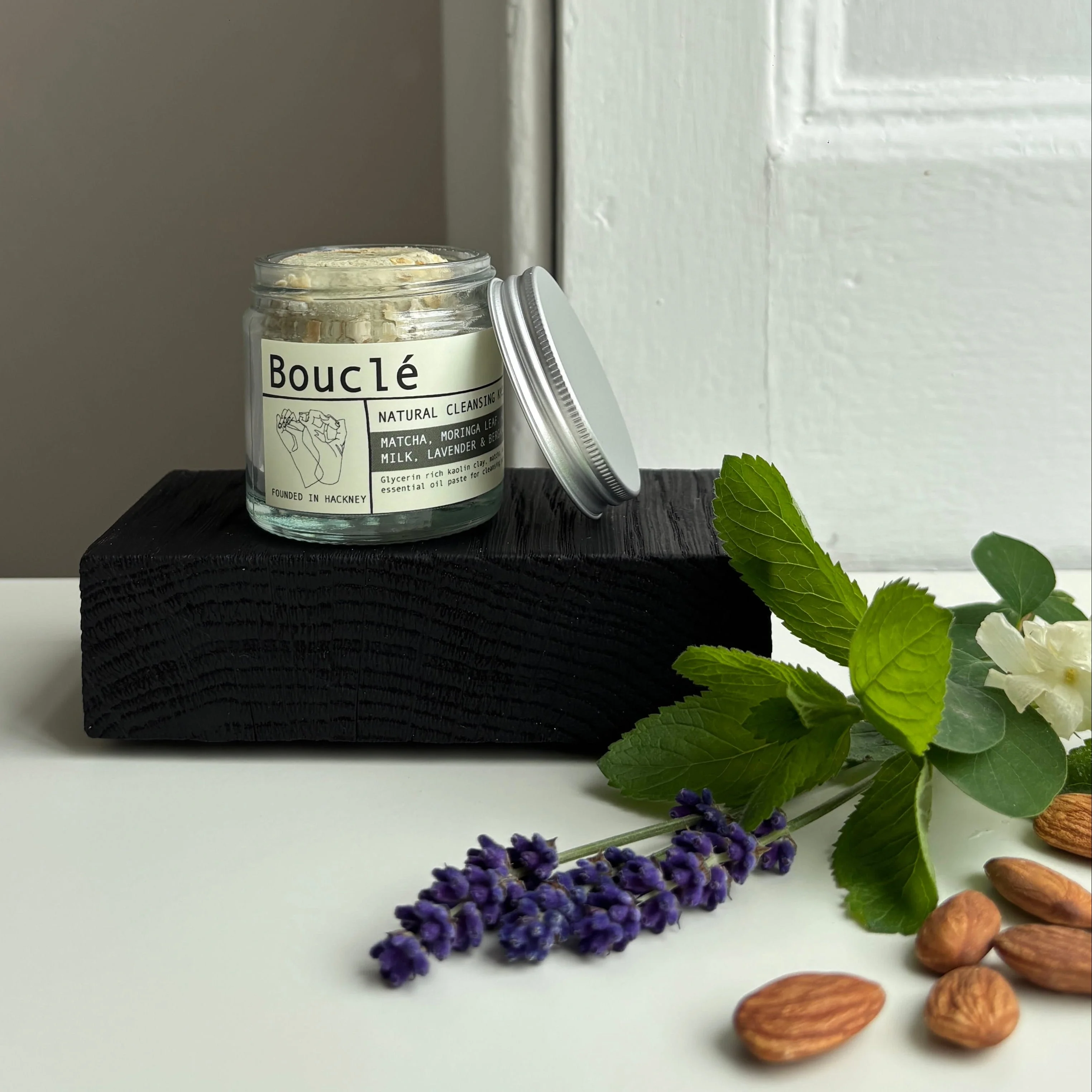 Brightening Natural Cleansing Kaolin Clay with Matcha & Bergamot