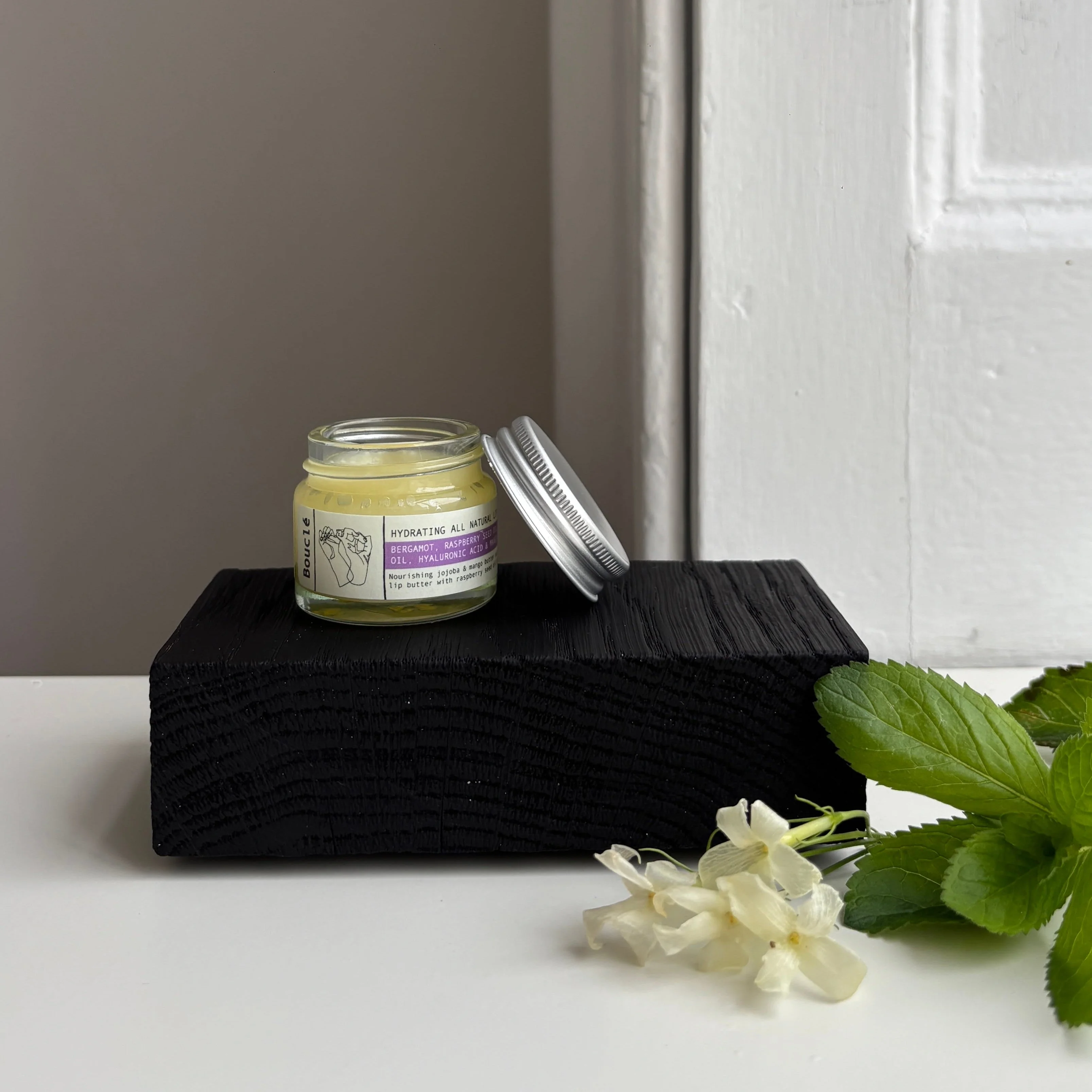 Hydrating All Natural Lip Butter with Bergamot & Hyaluronic Acid