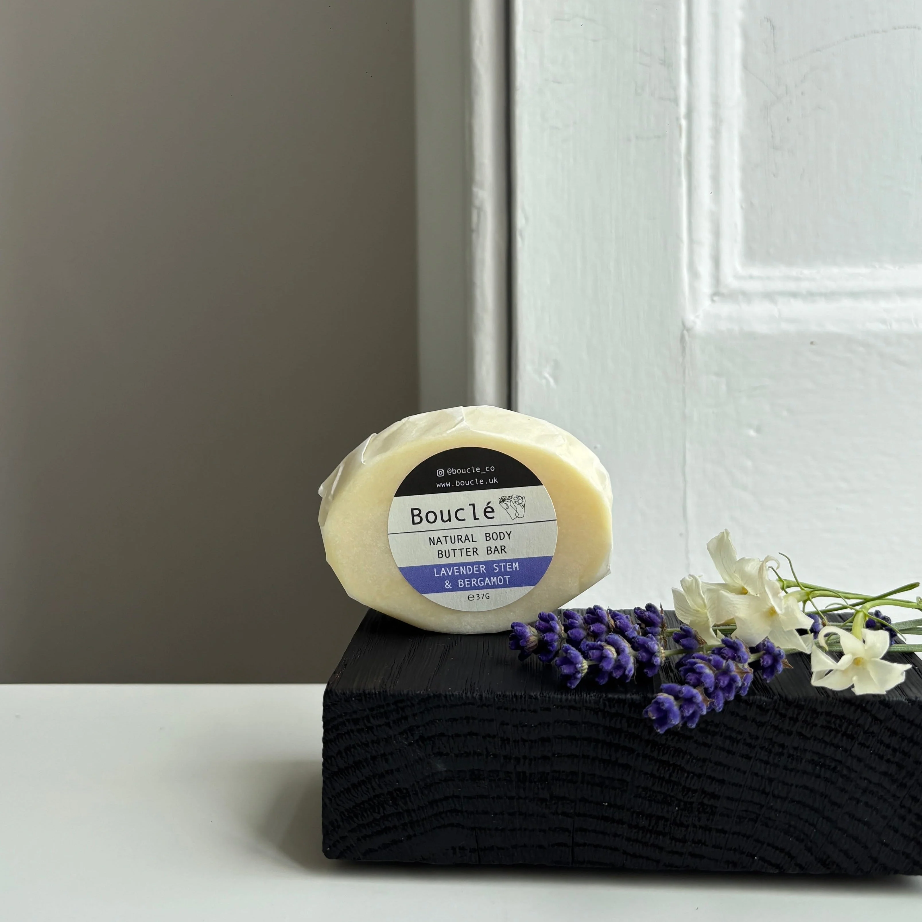 Lavender Stem & Bergamot Natural Body Butter Bar