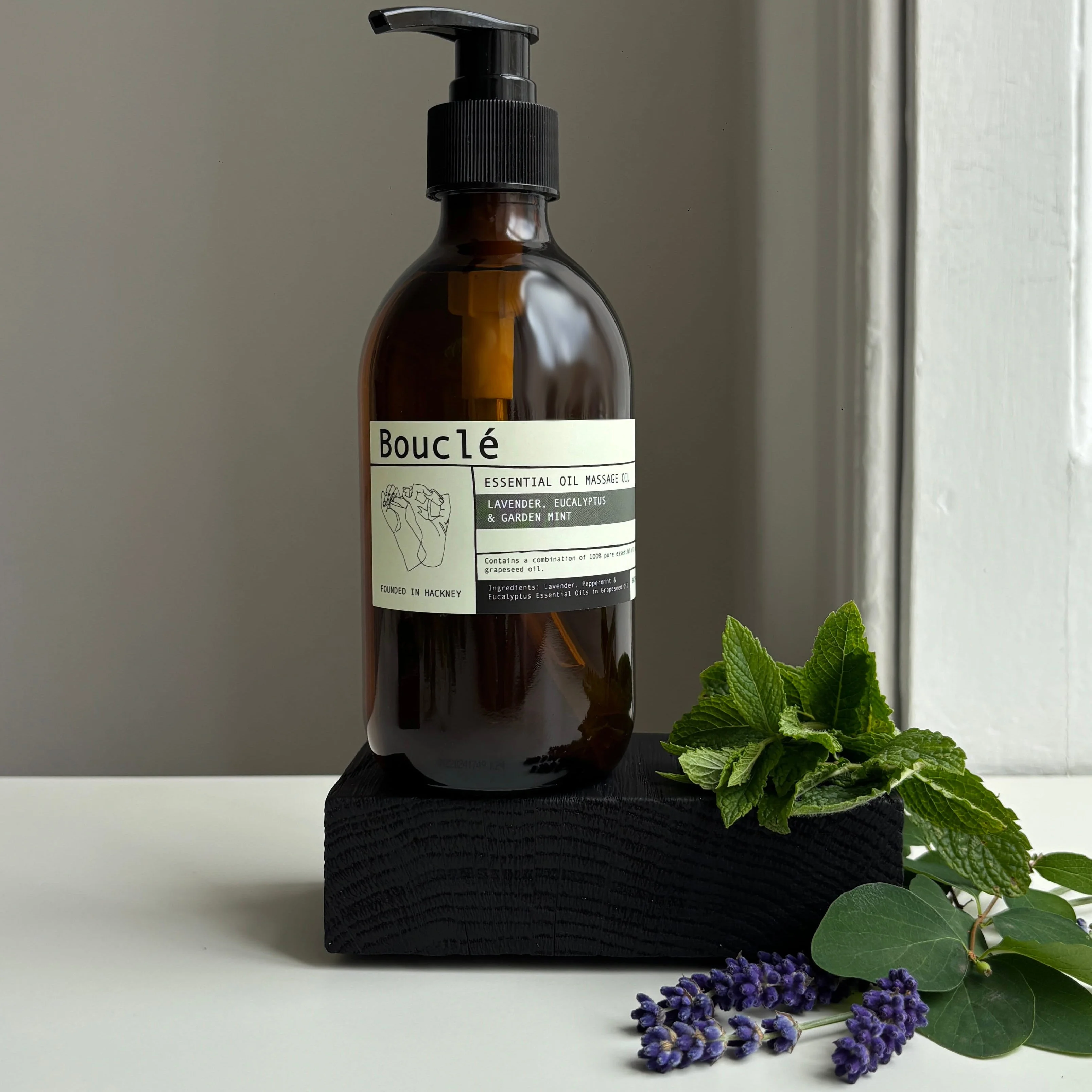 Lavender, Eucalyptus & Garden Mint Natural Massage Oil