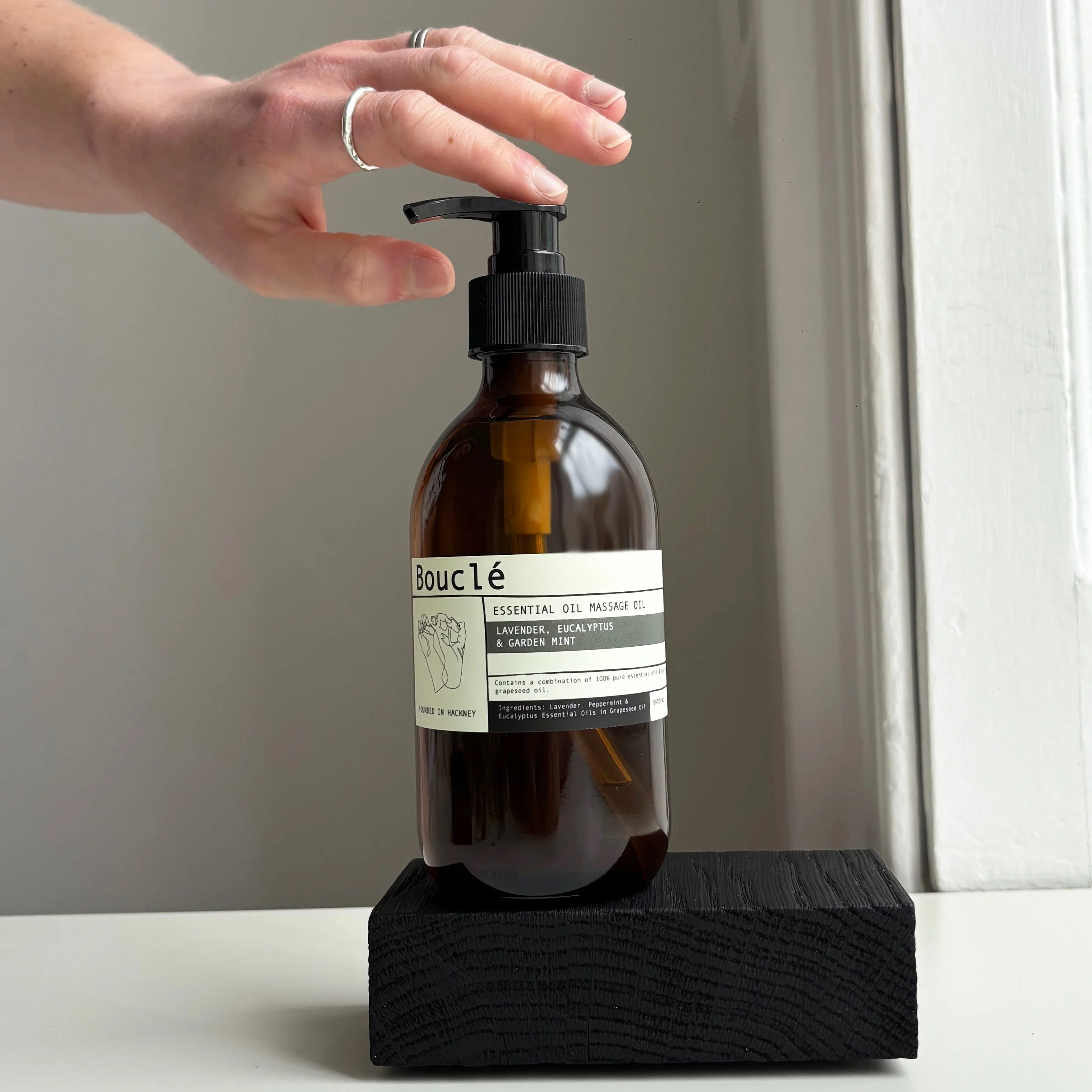 Lavender, Eucalyptus & Garden Mint Natural Massage Oil