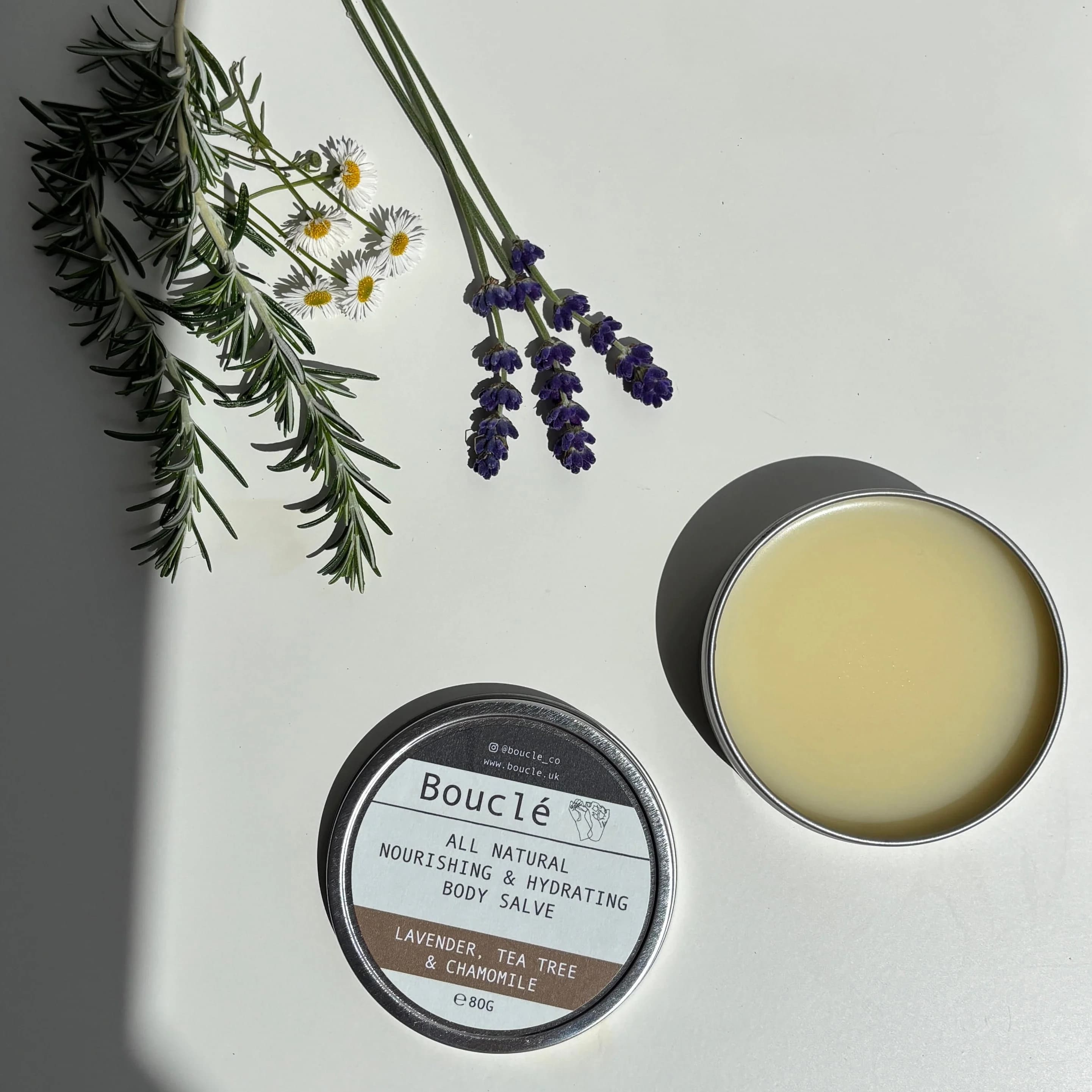 Lavender, Tea Tree & Chamomile Hydrating Body Salve