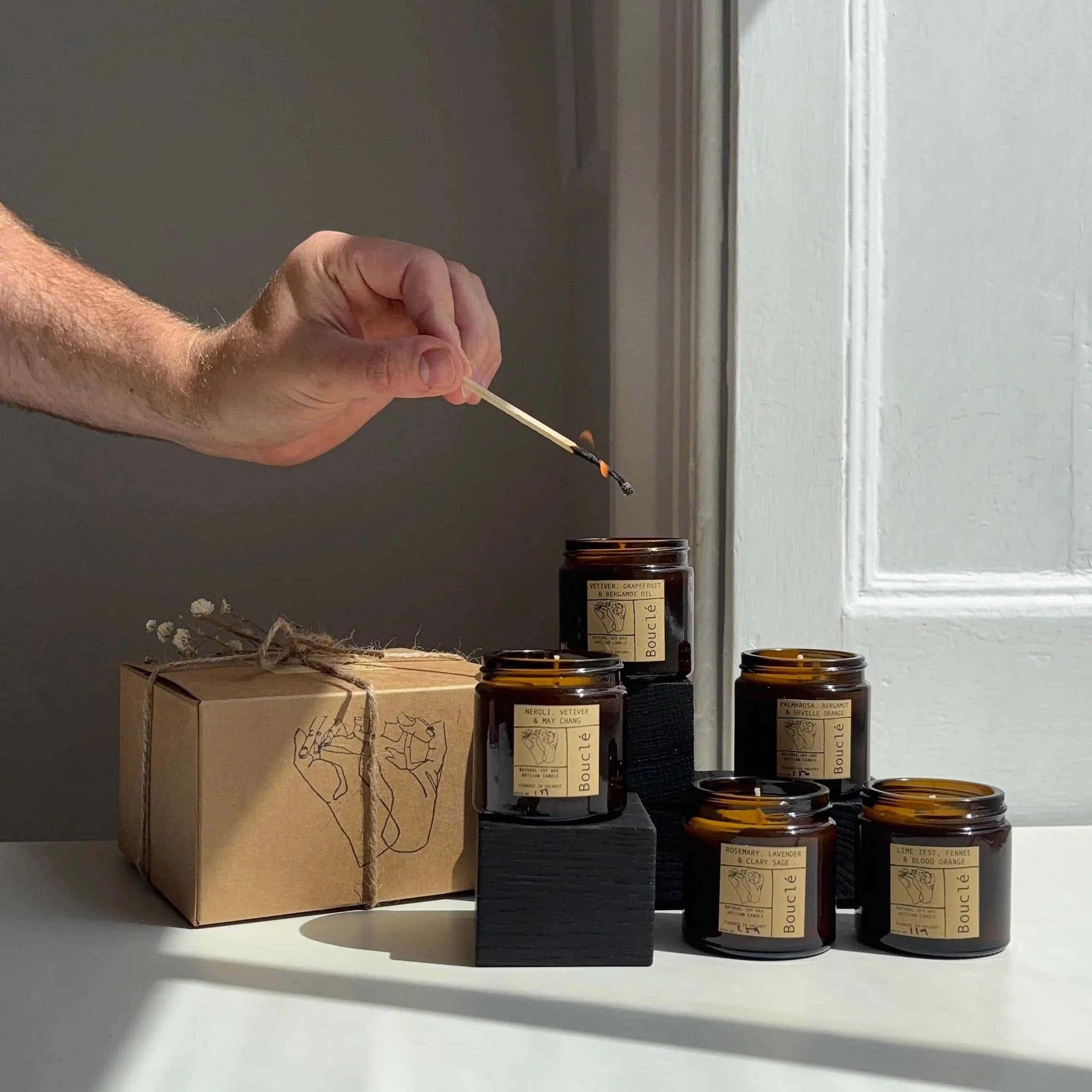 All Natural Aromatherapy Candle Discovery Set