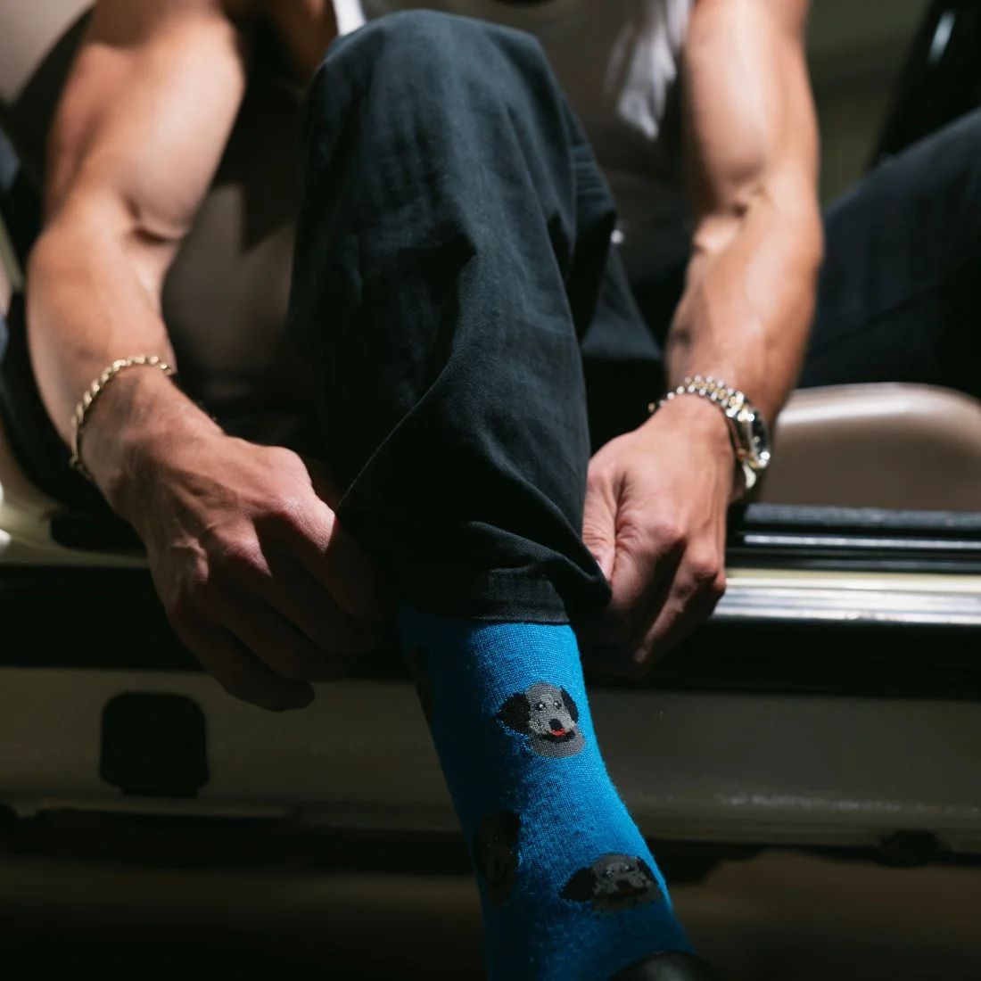 Black Labrador Bamboo Socks