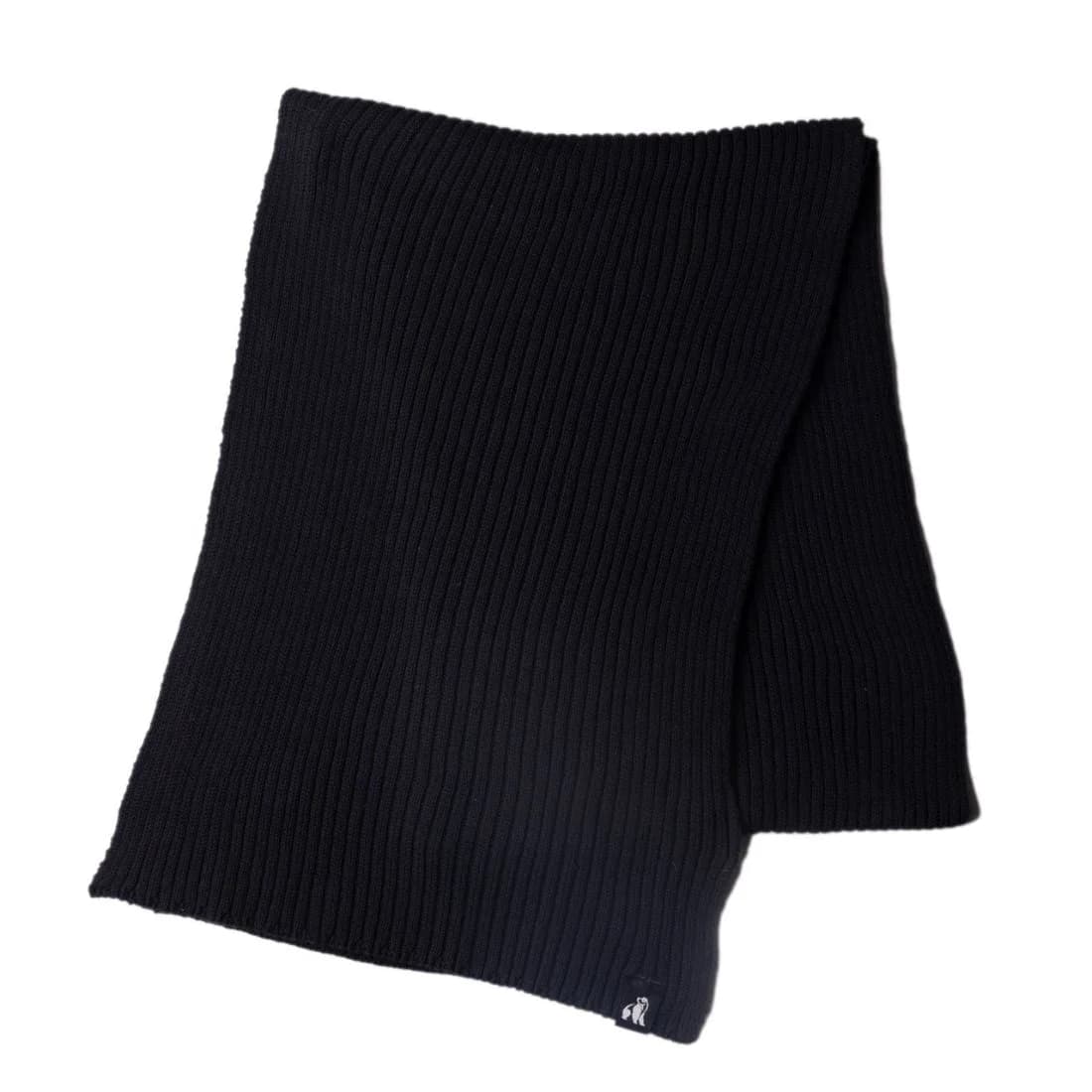 Black Organic Cotton Scarf – image 1