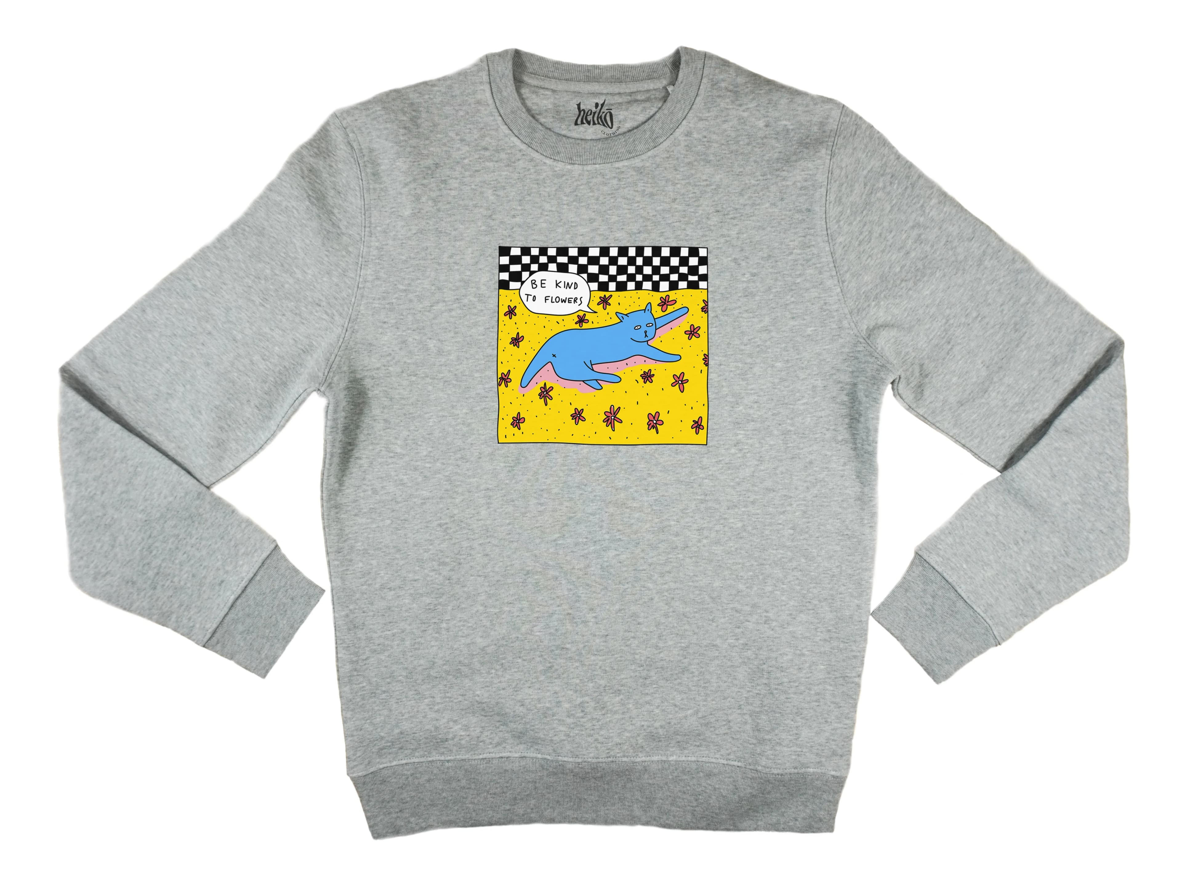 Be Kind To Flowers - Unisex Sustainable Sweatshirt