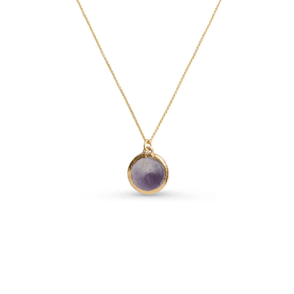 Dusk Small Pendant – Ceramic, Glass & Gold