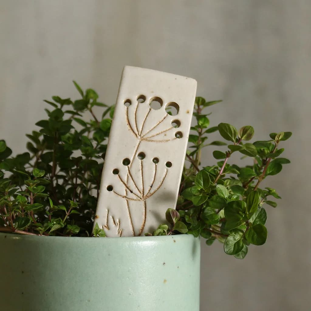 Herb Stripper Plant Marker Stoneware – image 1